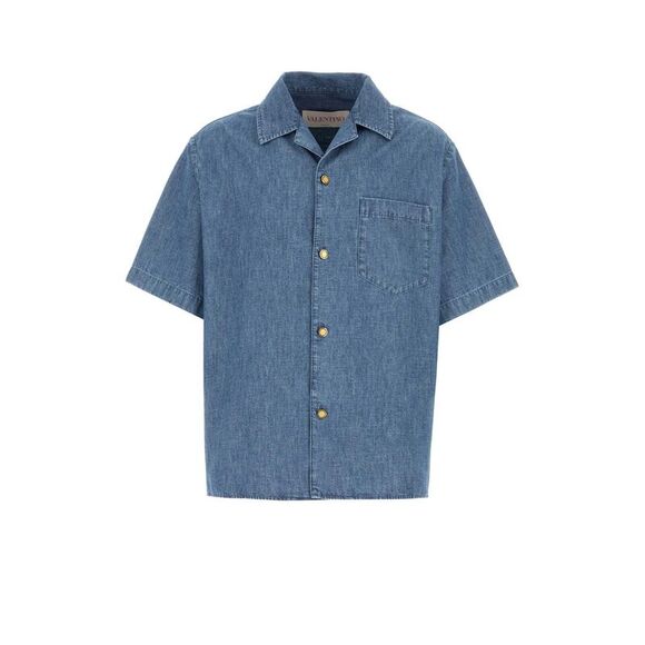 Valentino Garavani Men Denim Shirt